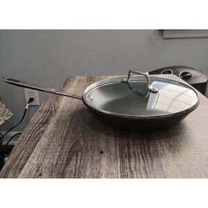 EMERIL All Clad 10” Saute Skillet Frying Pan w/ Lid.